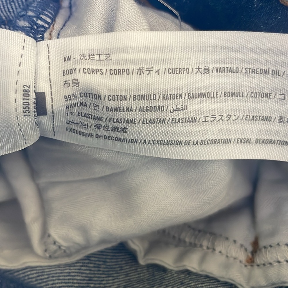Abercrombie & Fitch 90s Straight Ultra High Rise Curve Love Denim Jeans 27 - Picture 7 of 7